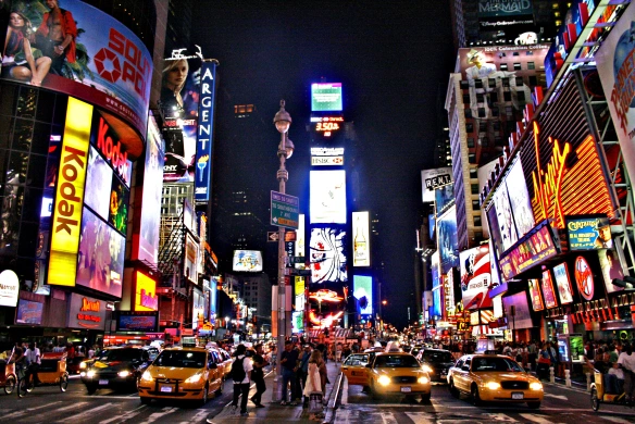 Times Square At Night. It Doesn't Get Much Better.